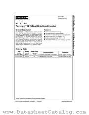 NC7WZU04 datasheet pdf Fairchild Semiconductor
