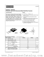 NDB4050L datasheet pdf Fairchild Semiconductor