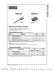 NZT6714 datasheet pdf Fairchild Semiconductor