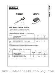 NZT6726 datasheet pdf Fairchild Semiconductor