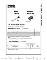 PN200 datasheet pdf Fairchild Semiconductor