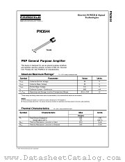 PN3644 datasheet pdf Fairchild Semiconductor