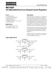 RC1587 datasheet pdf Fairchild Semiconductor