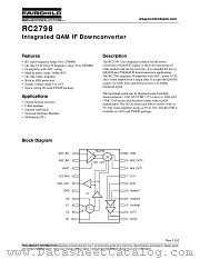 RC2798 datasheet pdf Fairchild Semiconductor