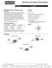 RF1S70N03 datasheet pdf Fairchild Semiconductor