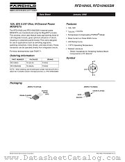 RFD16N05 datasheet pdf Fairchild Semiconductor