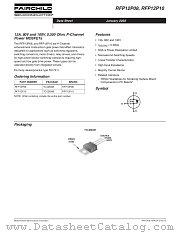 RFP12P10 datasheet pdf Fairchild Semiconductor