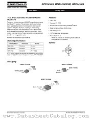 RFP14N05 datasheet pdf Fairchild Semiconductor