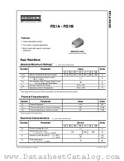 RS1B datasheet pdf Fairchild Semiconductor