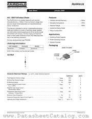 RURP8120 datasheet pdf Fairchild Semiconductor