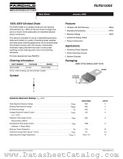 RURU10060 datasheet pdf Fairchild Semiconductor