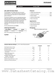 RURU8060 datasheet pdf Fairchild Semiconductor
