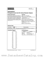 SCAN182373A datasheet pdf Fairchild Semiconductor