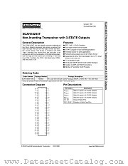SCAN18245T datasheet pdf Fairchild Semiconductor