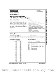 SCAN182541A datasheet pdf Fairchild Semiconductor