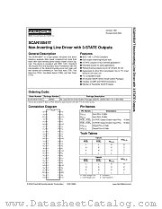 SCAN18541T datasheet pdf Fairchild Semiconductor