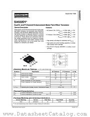 SI4532DY datasheet pdf Fairchild Semiconductor