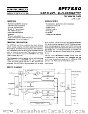 SPT7850 datasheet pdf Fairchild Semiconductor