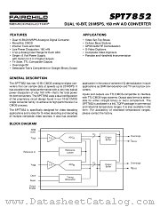SPT7852 datasheet pdf Fairchild Semiconductor