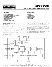 SPT7936 datasheet pdf Fairchild Semiconductor