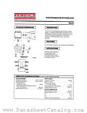 TIL111 datasheet pdf Fairchild Semiconductor