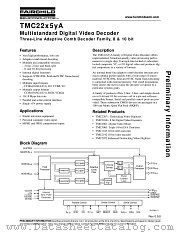 TMC22051A datasheet pdf Fairchild Semiconductor