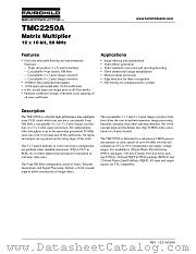 TMC2250A datasheet pdf Fairchild Semiconductor