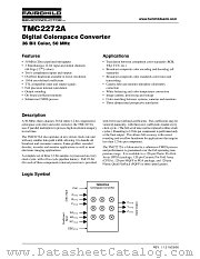 TMC2272AX2 datasheet pdf Fairchild Semiconductor