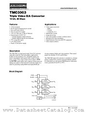 TMC3003X80 datasheet pdf Fairchild Semiconductor