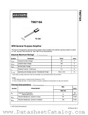 TN6718A datasheet pdf Fairchild Semiconductor