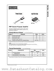 TN6728A datasheet pdf Fairchild Semiconductor