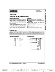 USB1T11A datasheet pdf Fairchild Semiconductor