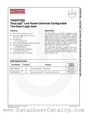 74AUP1G58 datasheet pdf Fairchild Semiconductor