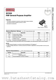 BCW69 datasheet pdf Fairchild Semiconductor