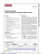 DAP024L datasheet pdf Fairchild Semiconductor