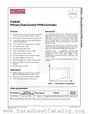 FAN102 datasheet pdf Fairchild Semiconductor
