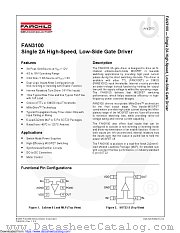 FAN3100T datasheet pdf Fairchild Semiconductor