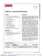 FAN4146 datasheet pdf Fairchild Semiconductor