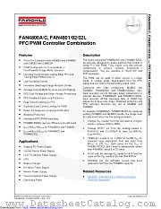 FAN4800A datasheet pdf Fairchild Semiconductor