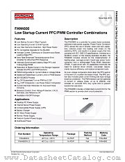 FAN4800I datasheet pdf Fairchild Semiconductor