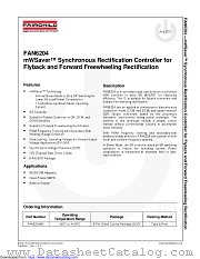 FAN6204 datasheet pdf Fairchild Semiconductor