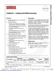 FAN6757 datasheet pdf Fairchild Semiconductor