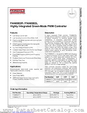 FAN6862R datasheet pdf Fairchild Semiconductor