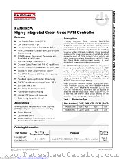 FAN6863W datasheet pdf Fairchild Semiconductor