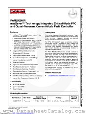 FAN6920MR datasheet pdf Fairchild Semiconductor