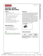 FAN7081_GF085 datasheet pdf Fairchild Semiconductor