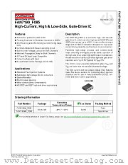 FAN7190_F085 datasheet pdf Fairchild Semiconductor