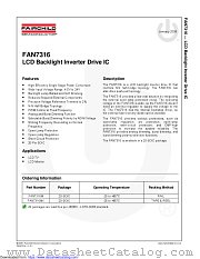 FAN7316 datasheet pdf Fairchild Semiconductor