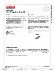 FAN7383 datasheet pdf Fairchild Semiconductor