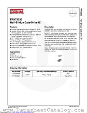 FAN73833 datasheet pdf Fairchild Semiconductor